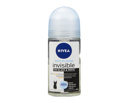 Nivea Invisible Black&White Pure Ap Rollon 50 Ml - 00765