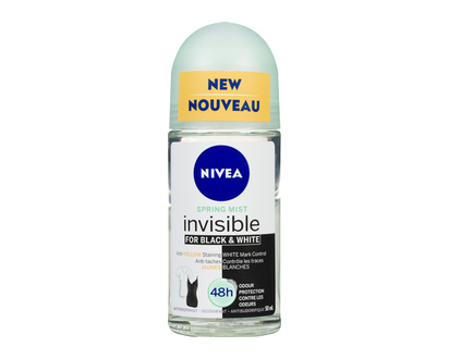 Nivea Deodrant Black&White Spring Mist 50 Ml - 01125