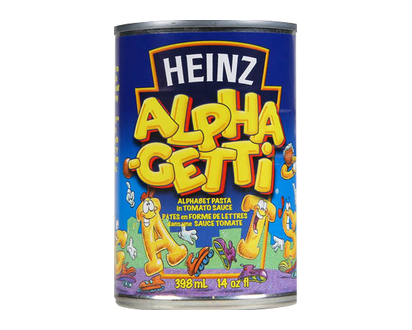 Heinz Alpha-Getti 398 Ml - 13160