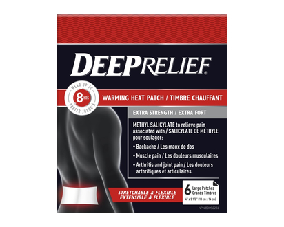 Deep Relief Ultra Strength Pain Relief Patch 6 Pk - 00960