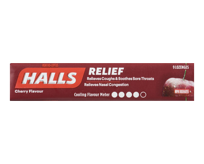Halls Mentholyptus Cherry 9 Pk - 62860