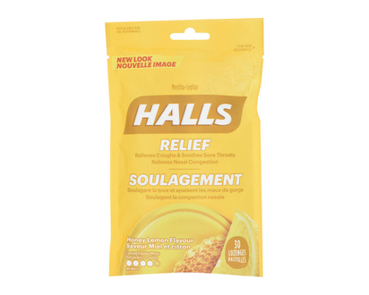 Halls Mentholyptus Honey Lemon 30 Pk - 85378