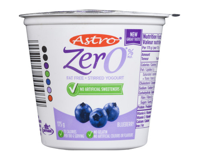 Astro Yogurt Fat Free Blueberry 175 Gr - 00007