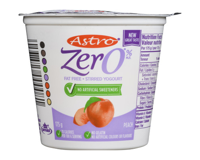 Astro Yogurt Fat Free Peach 175 Gr - 00008