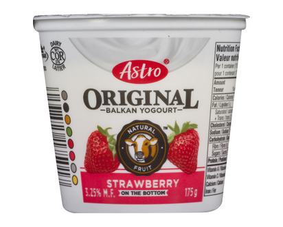 Astro Balkan Original Yogourt Strawberry 175 Gr - 17501
