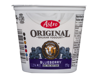 Astro Original Yogurt Blueberry 175 Gr - 17504