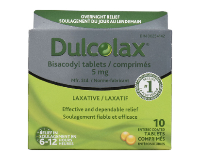 Dulcolax 5 Mg Tab 10 Pk - 06296