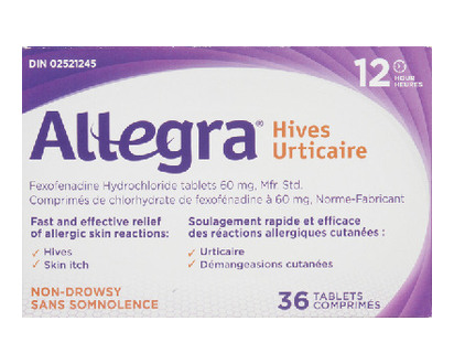 Allegra Hives Tablet 36 Pk - 06369