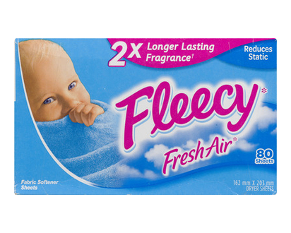 Fleecy Dryer Sheets Fresh 80 Pk - 00366