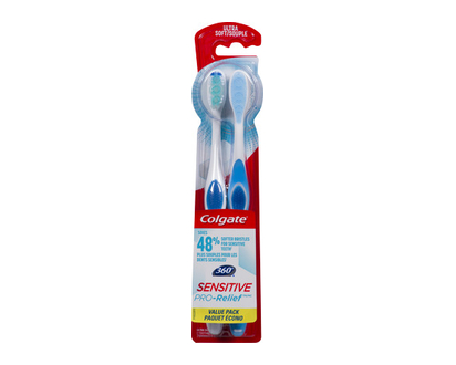 Colgate 360 Sensitive Pro Relief Tbrsh 2 Pk - 30913