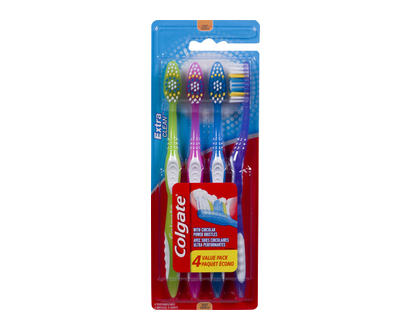 Colgate Extra Clean Toothbrush 4 Pk - 30928