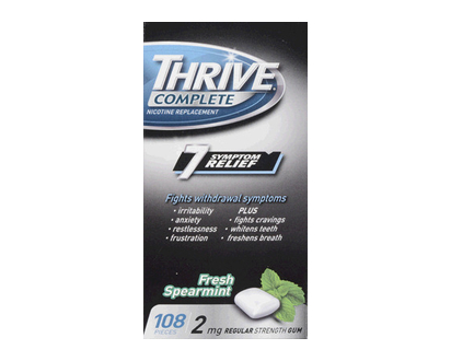Thrive Complete Gum Spearmint 2Mg 108 Un - 11239