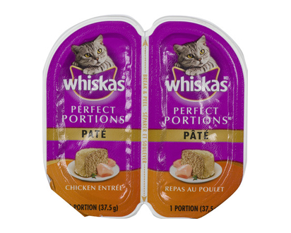 Whiskas Perfect Portions Chicken Pate Tub 75 Gr - 43009