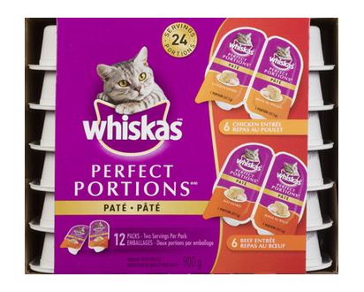 Whiskas Perfect Portions Cat Food 12 Pk - 43123