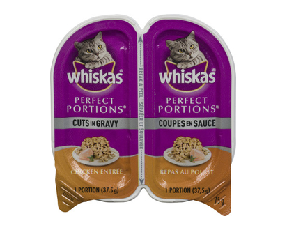 Whiskas Perfect Portn Gravy Chkn 75 Gr - 43311