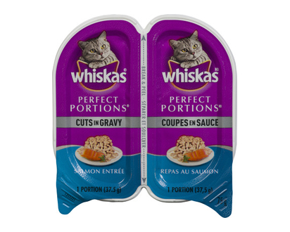 Whiskas Prfect Portn Gravy Salmon 75 Gr - 43312
