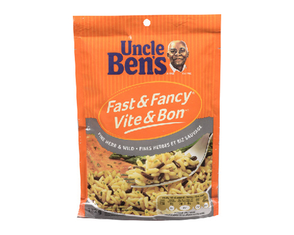 Uncle Bens Fast&Fancy Rice Herb&Wild 132 Gr - 45340