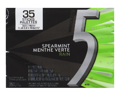 5 Gum Megapack Spearmint Stick 35 Pk - 45396