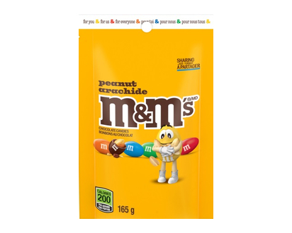Mars Canada Sup M&M Peanut Sharing 165 Gr - 46480