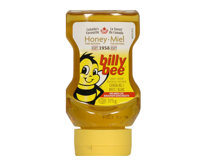 Billy Bee Pure Natural Honey Liquid Sque 375 Gr - 00021