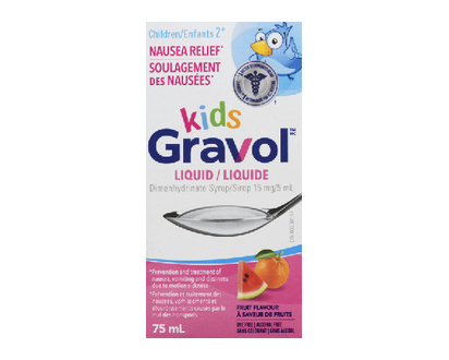 Gravol Kids Liquid Dyefree 75 Ml - 32543