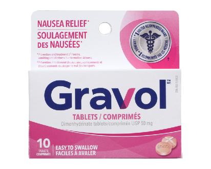 Gravol Tablets 50Mg 10 Pk - 32551