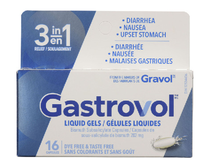 Gastrovol Liquid Gel Caps 262Mg 16 Pk - 32717