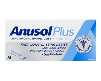 Anusol Plus Supp 24 Pk - 99935