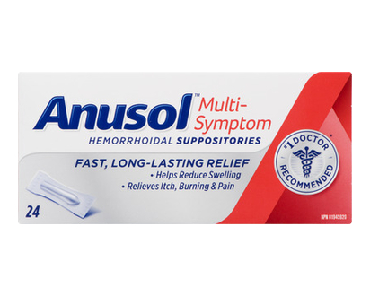 Anusol Suppositories 24 Pk - 99936