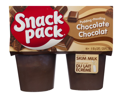 Hunt Snack Pack Pudding Chocolate 4X99gr 4 Pk - 41325