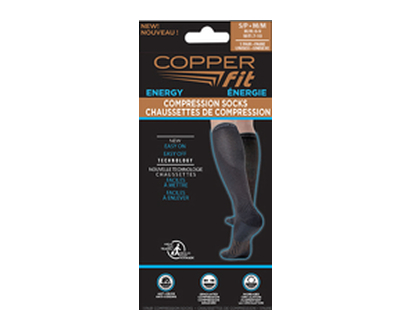 Copper Fit Compression Socks Energy S M 1 Un - 09771