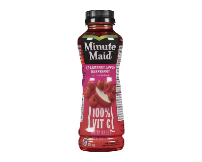 Minute Maid Cranberry Apple Raspberry 355 Ml - 01087