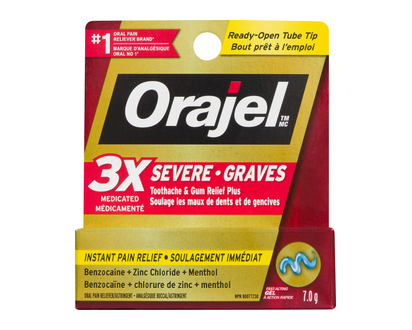 Orajel Triple Med Tooth Ache & Gum Relief 7 Gr - 10226