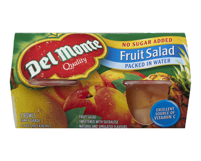 Del Monte Fruit Salad In Water Nsa 4X107 428 Ml - 02873