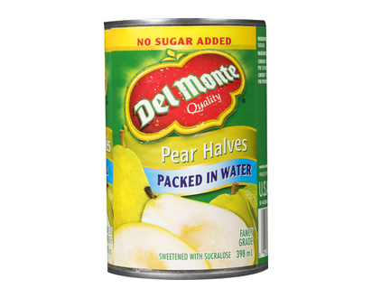 Del Monte Pear Halves In Water 398 Ml - 25615