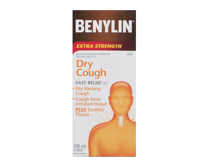 Benylin Dry Cough Syrup Extra Strength 100 Ml - 26029