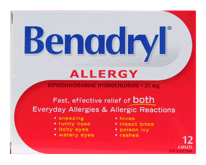 Benadryl Allergy Caplets 12 Pk - 26570