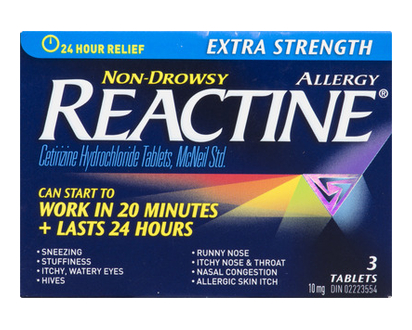 Reactine Extra Strength 10Mg 1 Un - 25003