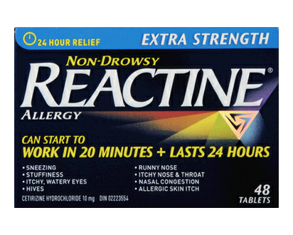 Reactine Extra Strength Tablets 48 Pk - 25048