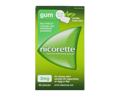 Nicorette Gum Ultra Fresh Mint 2Mg 30 Pk - 36706
