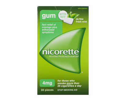 Nicorette Gum Ultra Fresh Mint 4Mg 30 Pk - 36712