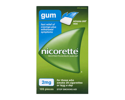 Nicorette Coated Gum Extreme Chill 2Mg 105 Pk - 94142