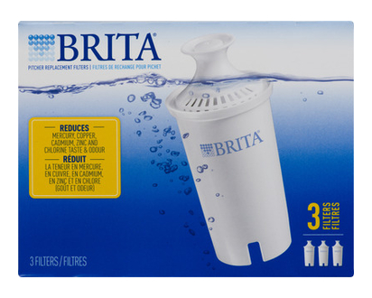Brita Pitcher Replacement Filter 3 Pk - 35503