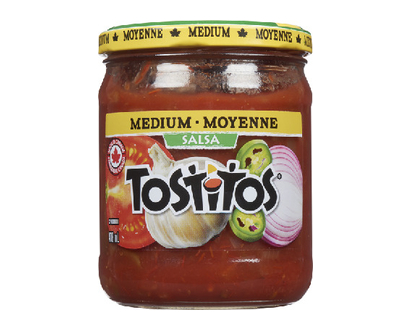 Tostitos Xl Dip Salsa Medium 418 Ml - 01098
