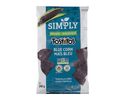 Simply Tostitos Organic Blue Corn 240 Gr - 03065