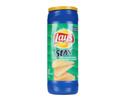 Lays Stax Sour Cream & Onion 155 Gr - 06629