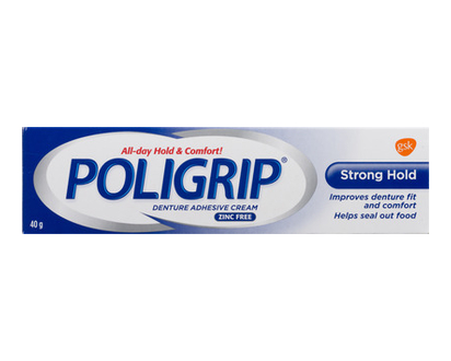 Poligrip Strong Hold Denture Adhesive Cr 40 Gr - 04293