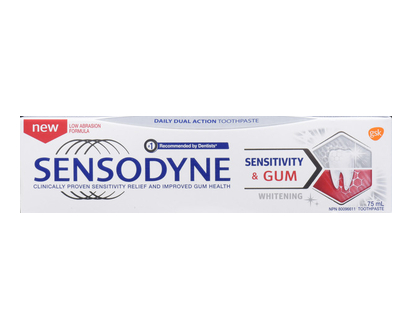 Sensodyne Sens & Gum Toothpaste Whitening 75 Ml - 25673
