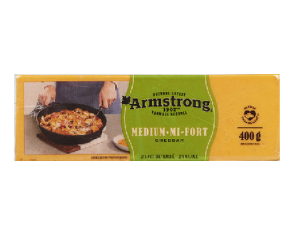 Armstrong Medium Cheddar Cheese 400 Gr - 10231