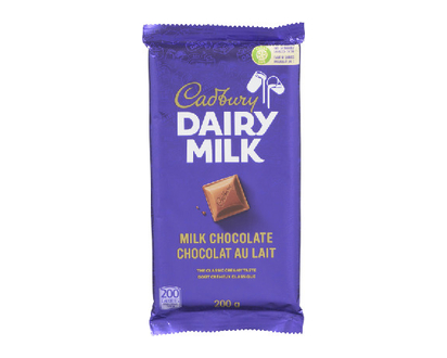 Cadbury Sharing Bar Dairy Milk 200 Gr - 00380